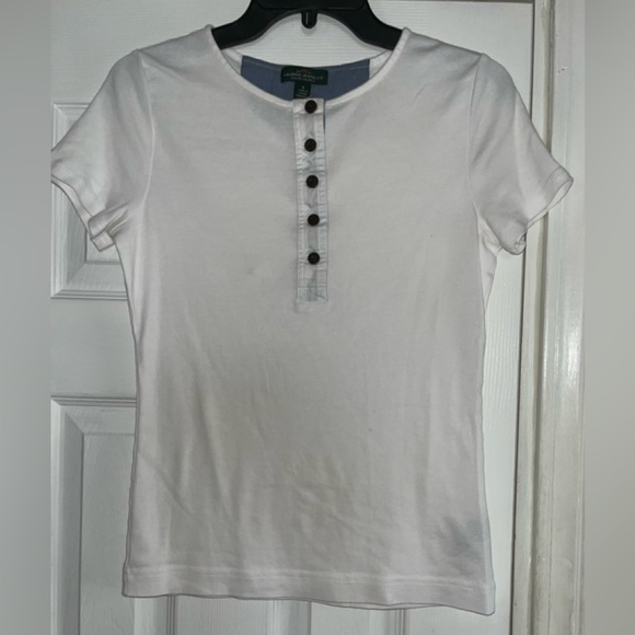 Lauren Jeans Co., Ralph Lauren Top, Size Small, White - Picture 1 of 4